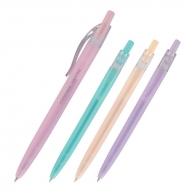Ручка кулькова автом AXENT AB1084 Candy Pastel color синя